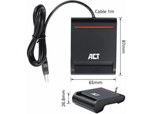 Charger l&#39;image dans la galerie, ACT Lecteur de cartes à puce USB (AC6015)
