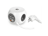 ACT Multiprise USB-A / USB-C Blanc (AC2435)