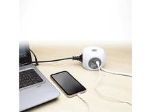 Charger l&#39;image dans la galerie, ACT Multiprise USB-A / USB-C Blanc (AC2435)
