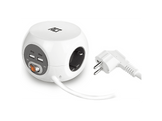 ACT Mutiprise USB-C/USB-A/AC Blanc (AC2415)