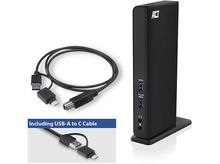 Charger l&#39;image dans la galerie, ACT Station d&#39;accueil USB-A Dual monitor (AC7049)
