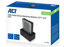 Charger l&#39;image dans la galerie, Boîte avec station d&#39;accueil pour disque dur, USB 3.2.
