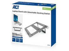 Charger l&#39;image dans la galerie, Support pour ordinateur portable en boîte avec station d&#39;accueil détachable. Images incluses.
