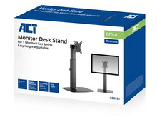 Charger l&#39;image dans la galerie, ACT Support pour moniteur pour moniteur jusqu&#39;à 32&quot; Gas Spring Noir (AC8331)
