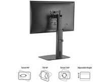 Charger l&#39;image dans la galerie, ACT Support pour moniteur pour moniteur jusqu&#39;à 32&quot; Gas Spring Noir (AC8331)
