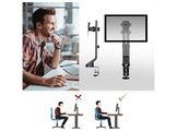 ACT Support pour moniteur pour moniteur jusqu'à 32" Noir (AC8321) Support moniteur