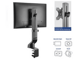 ACT Support pour moniteur pour moniteur jusqu'à 32" Noir (AC8321) Support moniteur