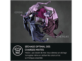 AEG TR88BA54C - Sèche-linge pompe à chaleur - 8 kg - 63 dB - Label énergétique B