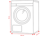 AEG TR88DSB64 - Sèche-linge pompe à chaleur - 8 kg - 63 dB - Label énergétique B