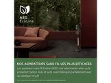 AEG  Aspirateur balai Ultimate 8000 (AP81UB25GG) - Aspirateur 2 en 1 - Autonomie 1 h - Gris