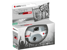 Charger l&#39;image dans la galerie, AGFAPHOTO Appareil photo jetable LeBox Black&amp;White (601026)
