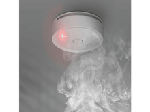 Charger l&#39;image dans la galerie, Détecteur de fumée au plafond, fumée s&#39;échappant vers le bas.
