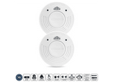 ALECTO SD1010 2X Détecteur de fumée White