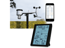 Charger l&#39;image dans la galerie, Station météo avec un écran et une unité de capteur séparée.
