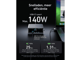 ANKER Chargeur  GaN Prime, 4C2A avec écran, 250 W, Argenté