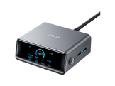 ANKER Chargeur  GaN Prime, 4C2A avec écran, 250 W, Argenté