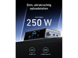 ANKER Chargeur  GaN Prime, 4C2A avec écran, 250 W, Argenté