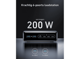 ANKER Prime, 4C2A, 200 W, Argenté