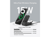 ANKER Chargeur sans fil MagGo Fold 3-en-1 15W Noir (B2557311)
