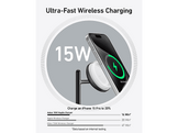 ANKER Chargeur sans fil MagGo Magnétique 15 W 3-en-1 Noir (B25M3311)