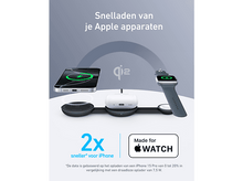 Charger l&#39;image dans la galerie, ANKER MagGo, pliable 3 en 1, 15 W, noir
