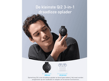 Charger l&#39;image dans la galerie, ANKER MagGo, pliable 3 en 1, 15 W, noir
