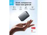 ANKER Nano (45 W, câble USB-C rétractable intégré), 10 000 mAh, noir