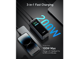 ANKER Powerbank Anke Prime 20 000 mAh 200 W Noir (A1336011)