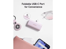 Charger l&#39;image dans la galerie, ANKER Powerbank Nano 22.5 W Connecteur USB-C intégré Noir (A1653H11)
