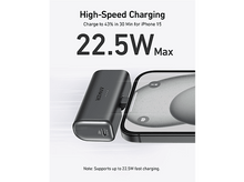 Charger l&#39;image dans la galerie, ANKER Powerbank Nano 22.5 W Connecteur USB-C intégré Noir (A1653H11)
