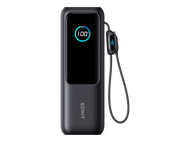 ANKER Zolo (165 W, câble USB-C rétractable intégré), 25 000 mAh Noir