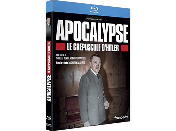 Jaquette Blu-ray avec un homme en manteau gris. C'est un film sur Hitler.