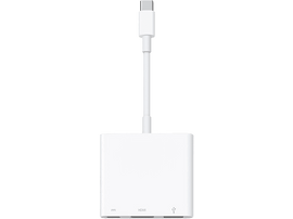 APPLE Adaptateur multiport AV numérique USB‑C Blanc (MW5M3ZM/A)