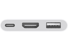 Charger l&#39;image dans la galerie, APPLE Adaptateur multiport AV numérique USB‑C Blanc (MW5M3ZM/A)
