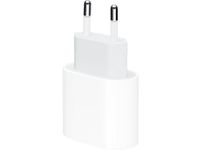 Charger l&#39;image dans la galerie, Chargeur Apple blanc avec prise à deux broches. Il a une forme rectangulaire.
