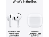 APPLE Écouteurs sans fil AirPods 4 Réduction du bruit active + Étui de chargement (MXP93ZM/A)