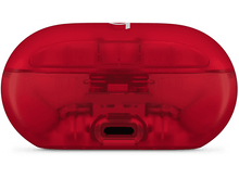 Charger l&#39;image dans la galerie, Étui de chargement rouge, de forme ovale, avec un port de chargement en bas.
