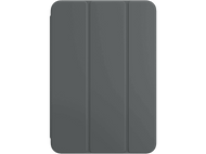 Un étui pour tablette, fermé. L'étui est gris et rectangulaire.