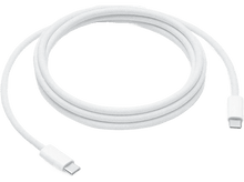 Charger l&#39;image dans la galerie, Un câble USB-C blanc, enroulé, avec des connecteurs aux deux extrémités.
