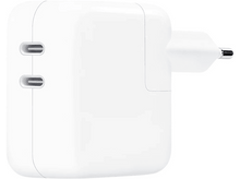 Charger l&#39;image dans la galerie, APPLE Chargeur multiport 35 W 2 x USB‑C Blanc (MW2K3ZM/A)
