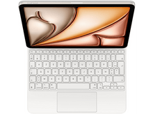 Charger l&#39;image dans la galerie, Un iPad avec un clavier attaché, avec un fond doré et cuivré sur une surface blanche.
