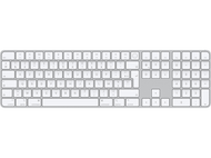 APPLE Clavier sans fil Magic Keyboard avec Touch ID et pavé numérique AZERTY Blanc (MK2C3F/A)