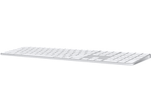 Charger l&#39;image dans la galerie, APPLE Clavier sans fil Magic Keyboard Touch ID Touches numériques QWERTY Blanc (MXK73SM/A)
