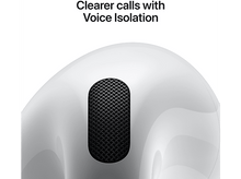 Charger l&#39;image dans la galerie, Gros plan d&#39;un écouteur blanc Apple AirPods Pro, montrant la grille du microphone.
