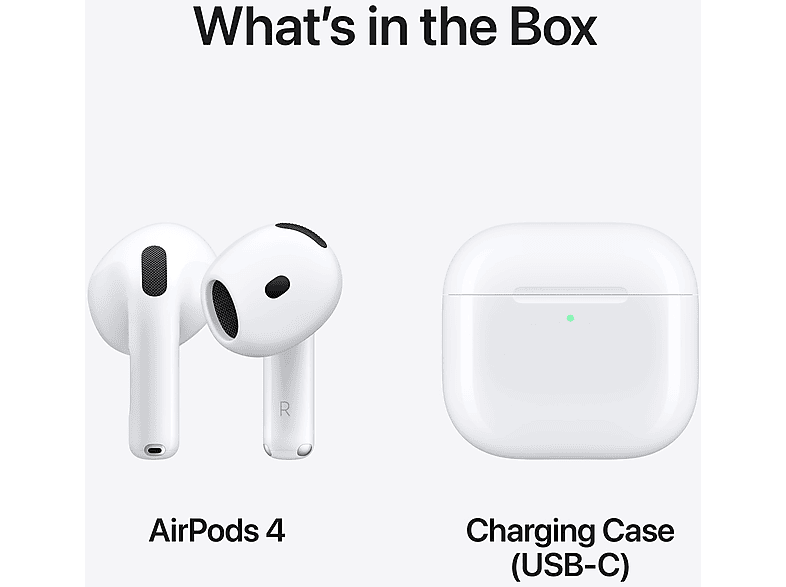 MediaMarkt | APPLE Écouteurs sans fil AirPods 4 + Étui de