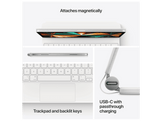 APPLE Cover clavier Magic Keyboard iPad Pro 12.9 5th Gen AZERTY FR Noir (MJQK3F/A)