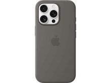 Charger l&#39;image dans la galerie, Coque d&#39;iPhone gris foncé avec trois caméras et flash, logo Apple au centre.
