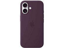 Charger l&#39;image dans la galerie, Un étui de téléphone violet avec deux caméras et un logo Apple sur fond noir.
