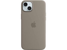 APPLE Cover silicone avec MagSafe iPhone 15 Plus Clay (MT133ZM/A)