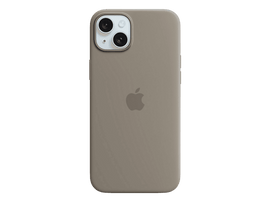 APPLE Cover silicone avec MagSafe iPhone 15 Plus Clay (MT133ZM/A)